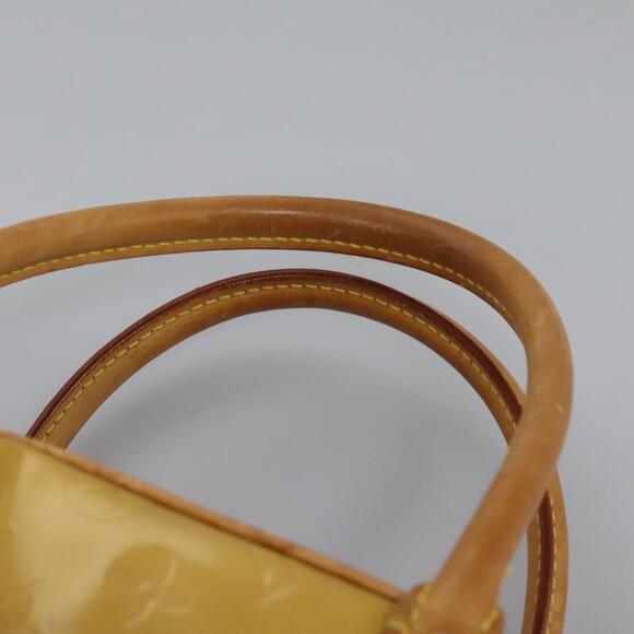 LOUIS VUITTON Monogram Vernis Tompkins Square Hand Bag Beige M91149 - Picture 8 of 13